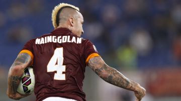 Radja Nainggolan durante su tiempo en la Roma.