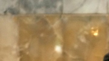 Zulinka Pérez en el funeral de su padre Rubby Pérez en República Dominicana.