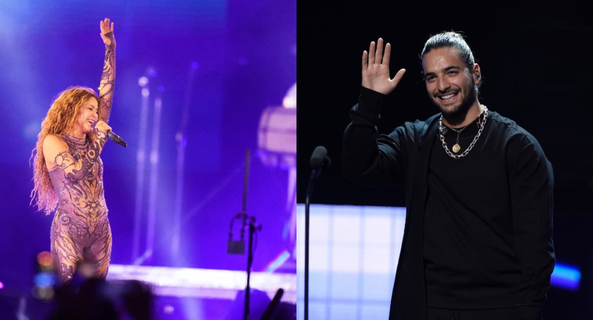 Shakira comparte escenario con Maluma en Medellín y enloquecen a los colombianos