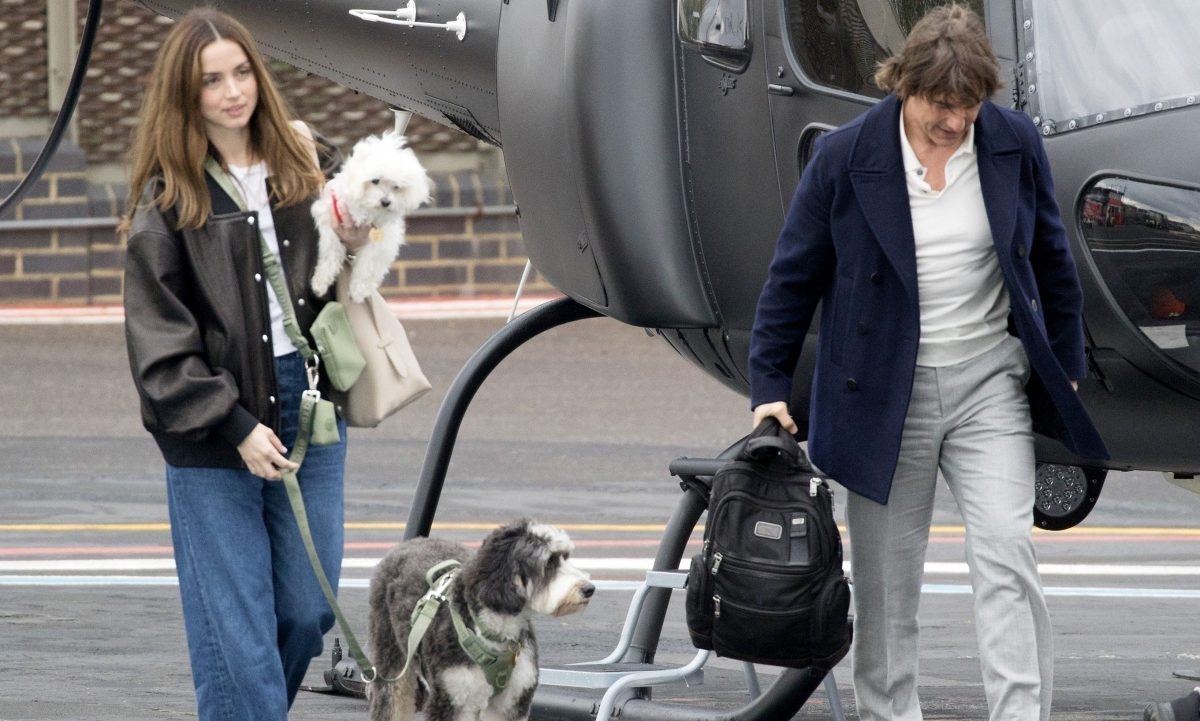 Tom Cruise y Ana de Armas viajaron juntos en helicóptero