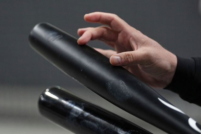 Bate de béisbol torpedo. Foto AP/Matt Rourke)
