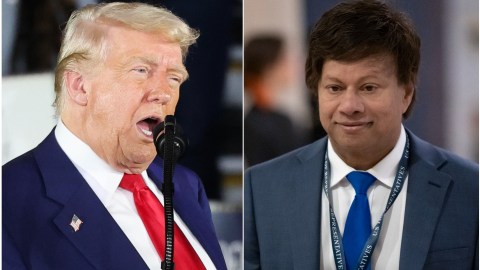 "Esta gente está loca", señaló el mandatario cuando fue cuestionado sobre la iniciativa de Shri Thanedar.