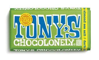 Las Tony's Chocolonely Dark Almond Sea Salt Bar tienen fecha de vencimiento entre el 22 y el 23 de noviembre de 2025.