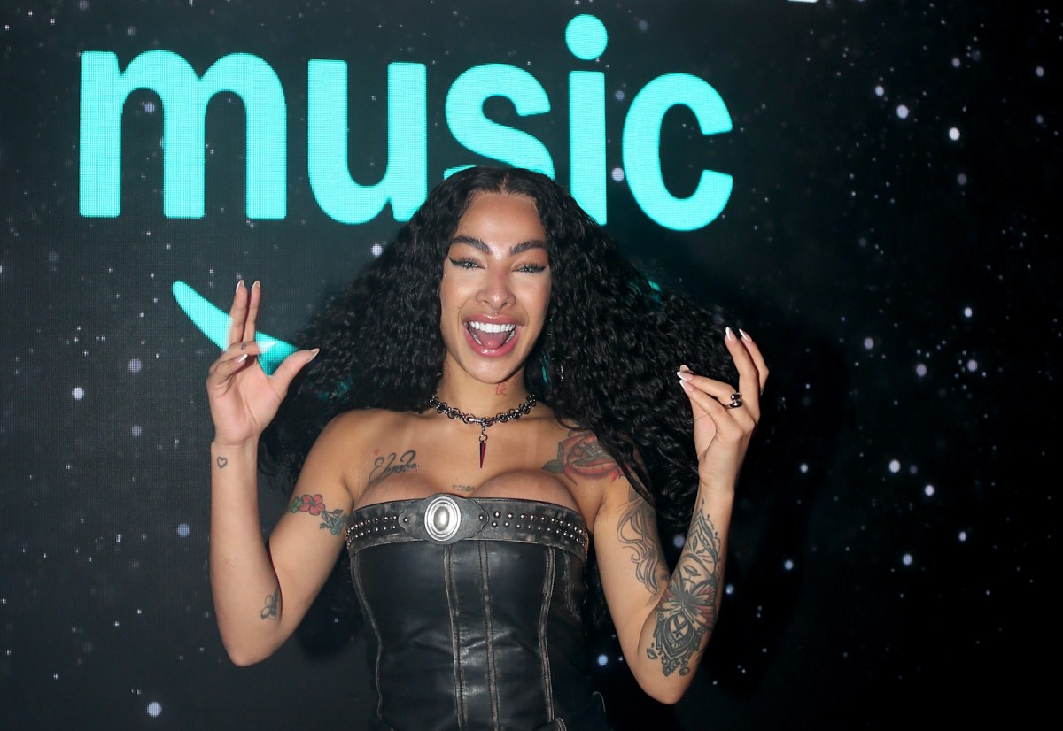 Un perro mordió en la cara a Yailin La Más Viral en pleno concierto