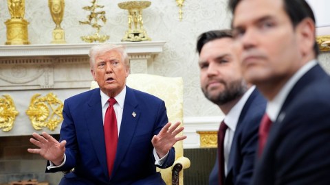 Trump insiste en su plan en Gaza: "Es un lugar fantástico donde nadie quiere vivir"