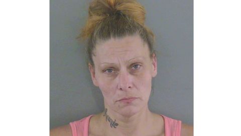 Foto policial de Stephanie Wegman, la mujer detenida en Florida.