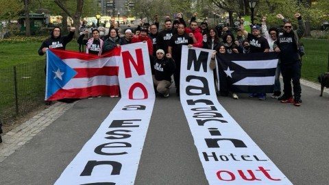 Protesta en NYC contra megahotel Esencia en Cabo Rojo, Puerto Rico
