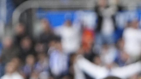 El defensa del Real Madrid Raúl Asencio celebra el gol de Camavinga ante el Alavés.