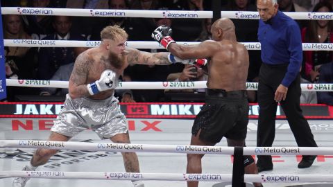 Jake Paul enfrentó a Mike Tyson en noviembre del año pasado.
