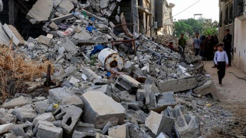 Familias enteras murieron por bombardeos en Gaza en tan solo unas horas.