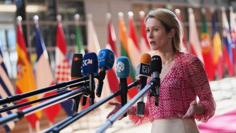 Kaja Kallas dijo que quieren que Siria se reconstruya.