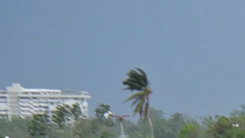 Casas destruidas por el huracán María en Puerto Rico