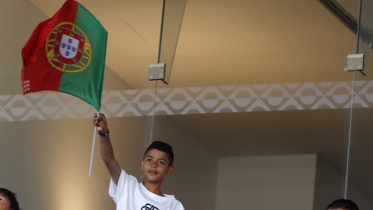 Cristiano Ronaldo "muy orgulloso" por el debut de su hijo con la selección de Portugal