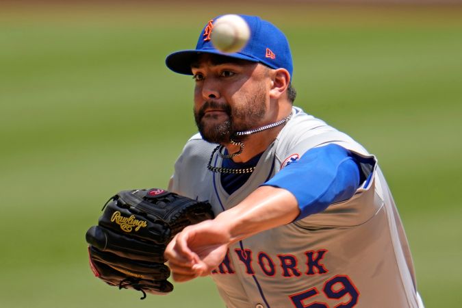 Sean Manaea ya empieza a hacer lanzamientos para volver con los Mets.