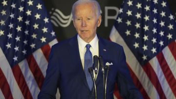 Joe Biden en conferencia en Chicago, Illinois