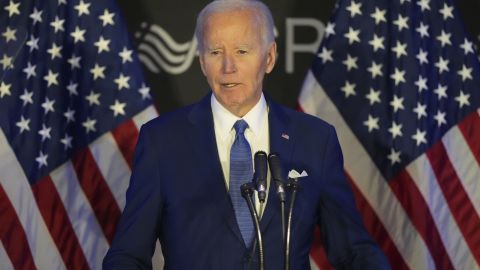 Joe Biden en conferencia en Chicago, Illinois