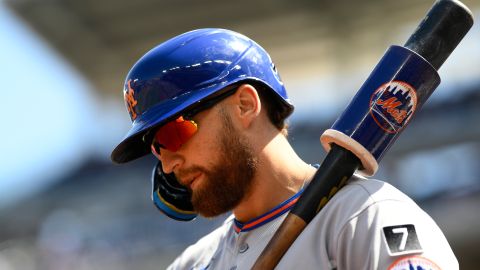 Brandon Nimmo recayó de una lesión.