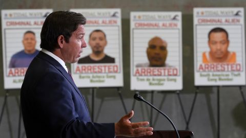 Ron DeSantis sobre arrestos migratorios en el estado