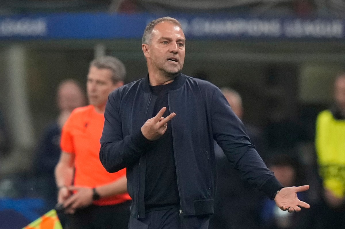 Hansi Flick cree que el árbitro favoreció al Inter de Milán en derrota del FC Barcelona