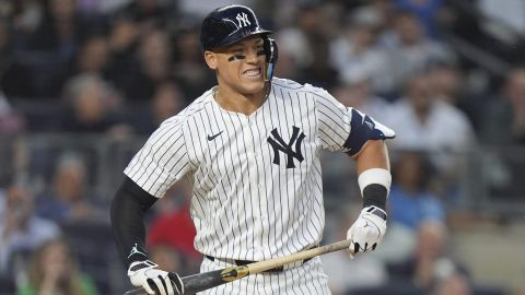 Aaron Judge durante un encuentro ante San Diego Padres.