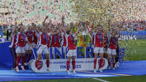 Arsenal sorprendió al FC Barcelona para ganar la Champions Femenil