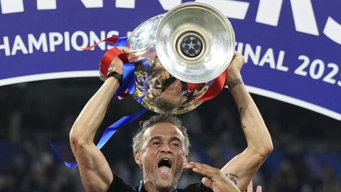 Luis Enrique ganador de la Champions League con el PSG marcado por la tragedia de la muerte de su hija