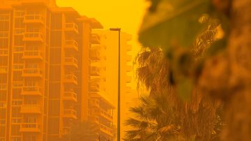 Tormenta de polvo del Sahara