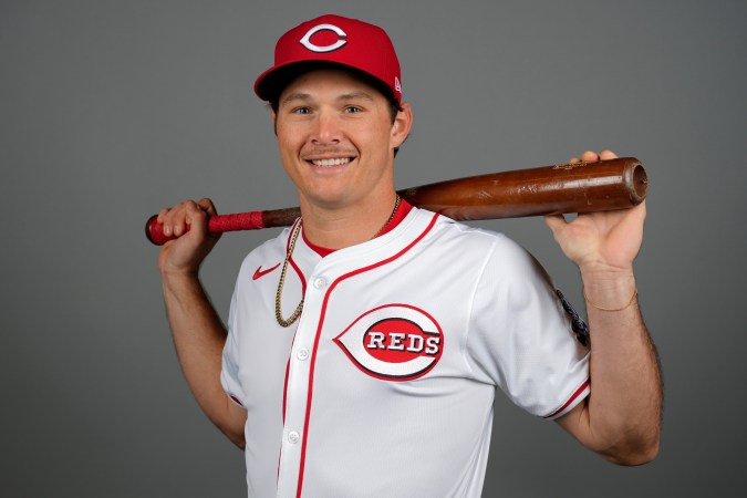 Esta es una foto de 2025 de Tyler Callihan, del equipo de béisbol Cincinnati Reds. Esta imagen refleja la plantilla activa de los Cincinnati Reds al martes 18 de febrero de 2025, fecha en que se tomó en Goodyear, Arizona. (Foto AP/Carolyn Kaster)
