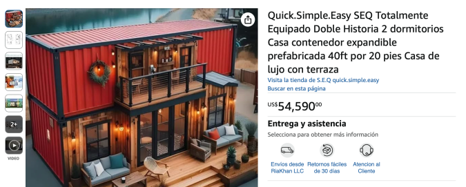 Esta casa prefabricada es ideal para una familia entera.