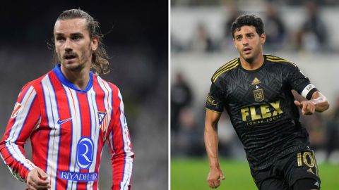 Antoine Griezmann y Carlos Vela.