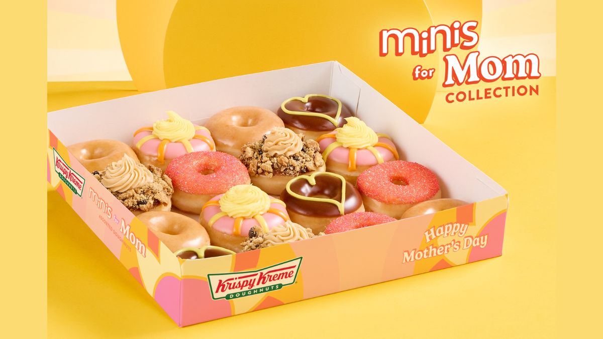 Krispy Kreme endulza a las madres en su día con nueva colección Minis for Mom