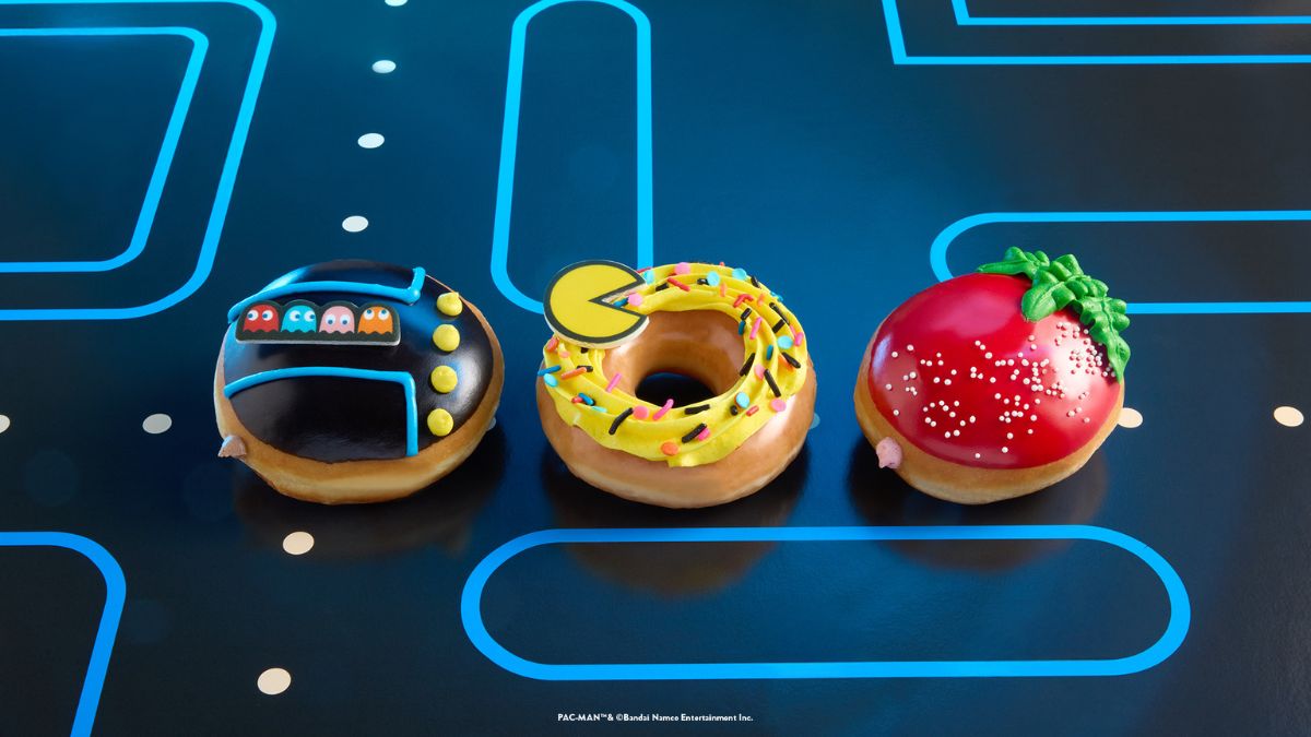 Krispy Kreme y PAC-MAN se unen para el 45º Aniversario: regalarán 45,000 donas