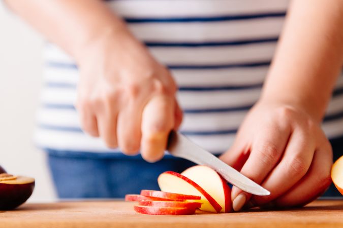 Las manzanas son el ingrediente estrella de esta receta.