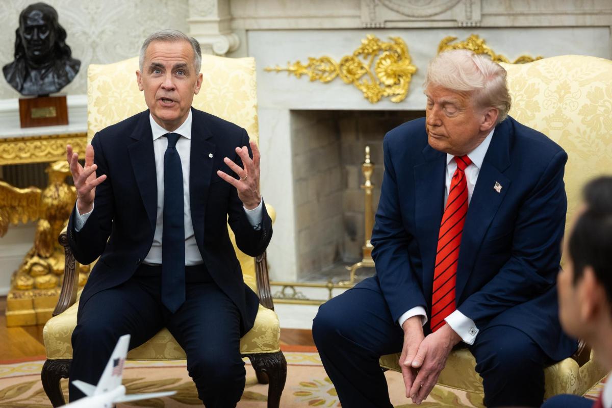“Nunca digas nunca”: Trump respondió a Mark Carney tras negarse a vender Canadá