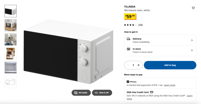 Este horno de microondas cuenta con una gran practicidad.