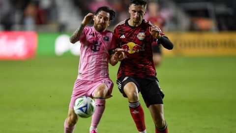 Messi ante New York Red Bulls.
