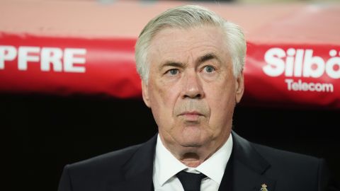 Carlo Ancelotti durante la final de la Copa del Rey entre el Barcelona y el Real Madrid.