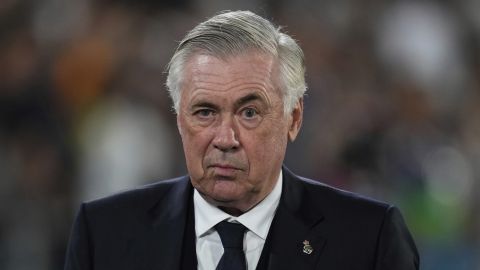 Carlo Ancelotti durante un encuentro entre el Real Madrid y el Getafe.