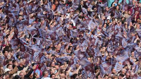 Hinchas del Aston Villa. Imagen referencial.