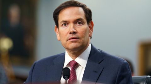 El secretario de Estado de EE. UU., Marco Rubio, durante una audiencia del Comité de Asignaciones de la Cámara de Representantes, Subcomité de Seguridad Nacional, Departamento de Estado y Programas Relacionados, en el Capitolio de EE. UU., Washington, DC, EE. UU., 21 de mayo de 2025.