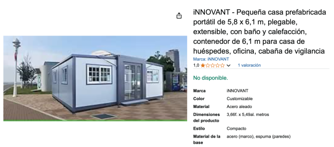 Esta casa prefabricada cuenta con decenas de detalles de lujo.