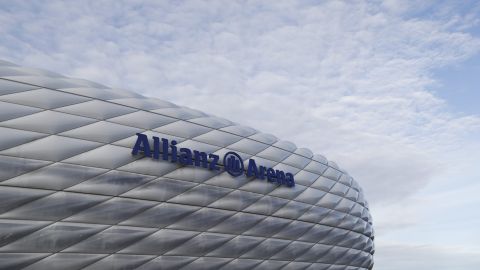 Vista exterior del Allianz Arena.