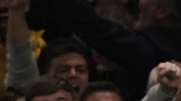 Jugadores del Manchester United celebran el gol de Casemiro.