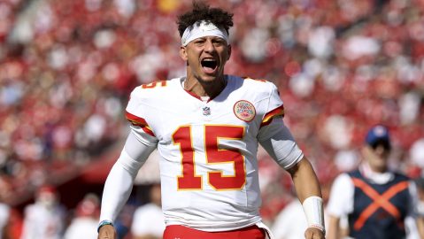 Patrick Mahomes, quarterback de los Kansas City Chiefs.