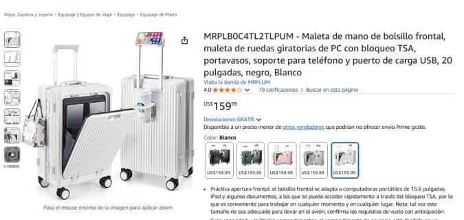 Nuevas maletas de Amazon.