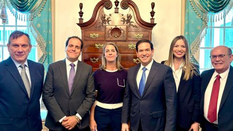 Marco Rubio se reunió con opositores extraídos de la Embajada de Argentina en Caracas