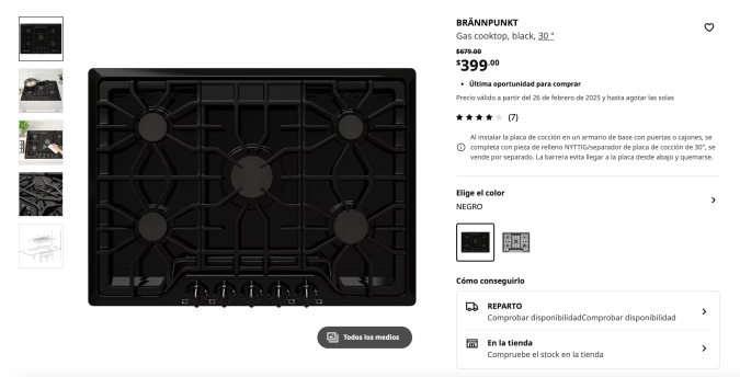 Este producto de IKEA es ideal para cocinas modernas.