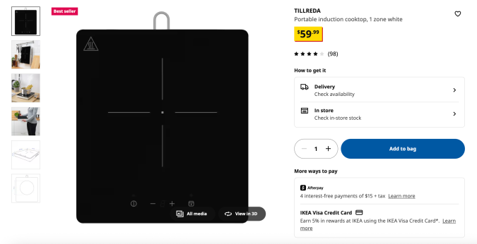 Esta placa de cocción puede alcanzar altas temperaturas en poco tiempo.