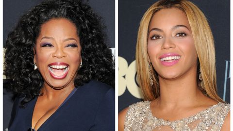 Oprah y Beyoncé están en la lista de famosos en la que Trump especula recibieron dinero por apoyar a Harris.