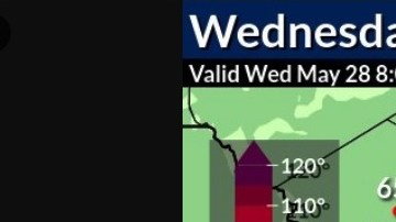 Temperaturas previstas este 28 de mayo en el área triestatal.